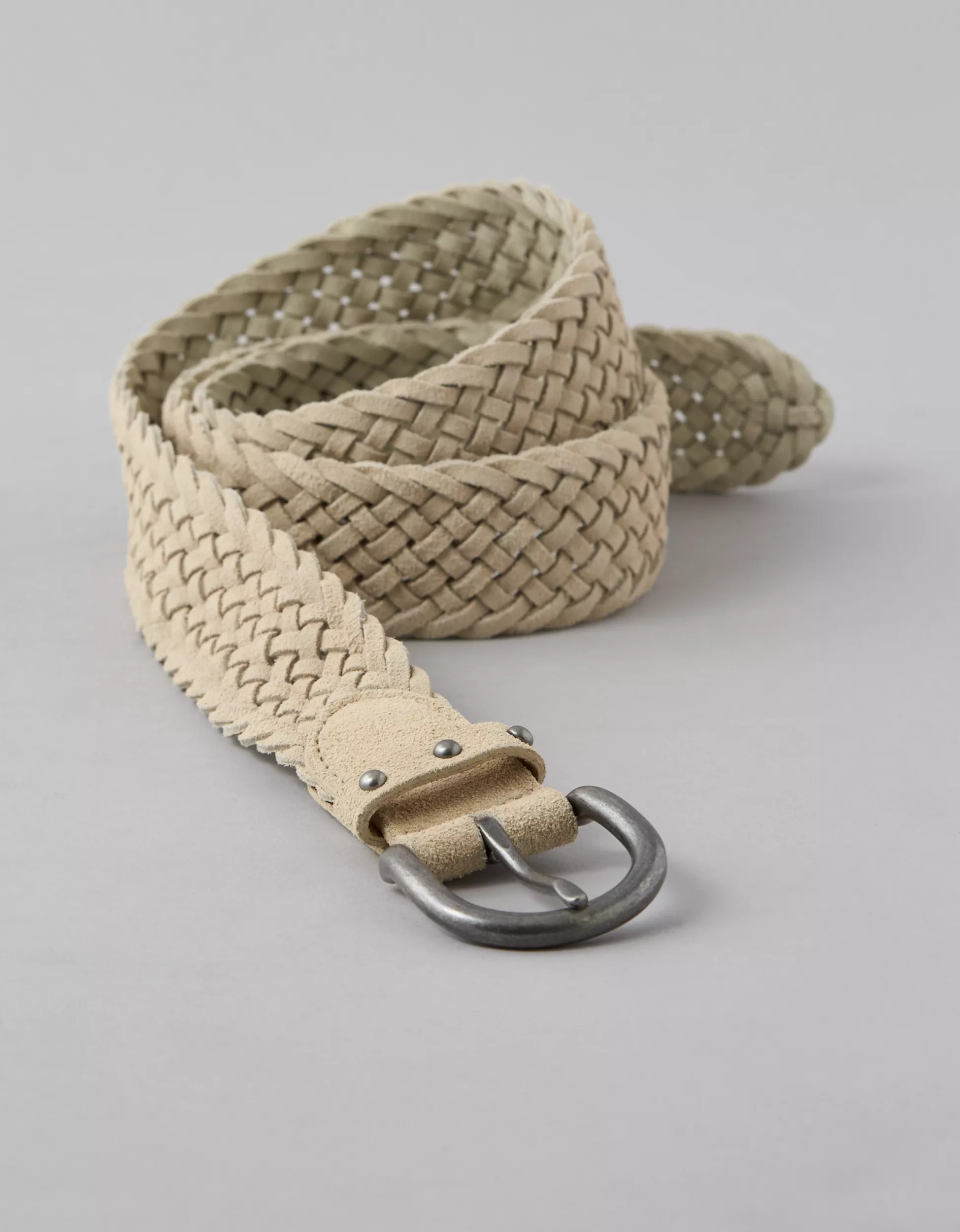 AE Braided Leather Belt | American Eagle Outfitters (US & CA)