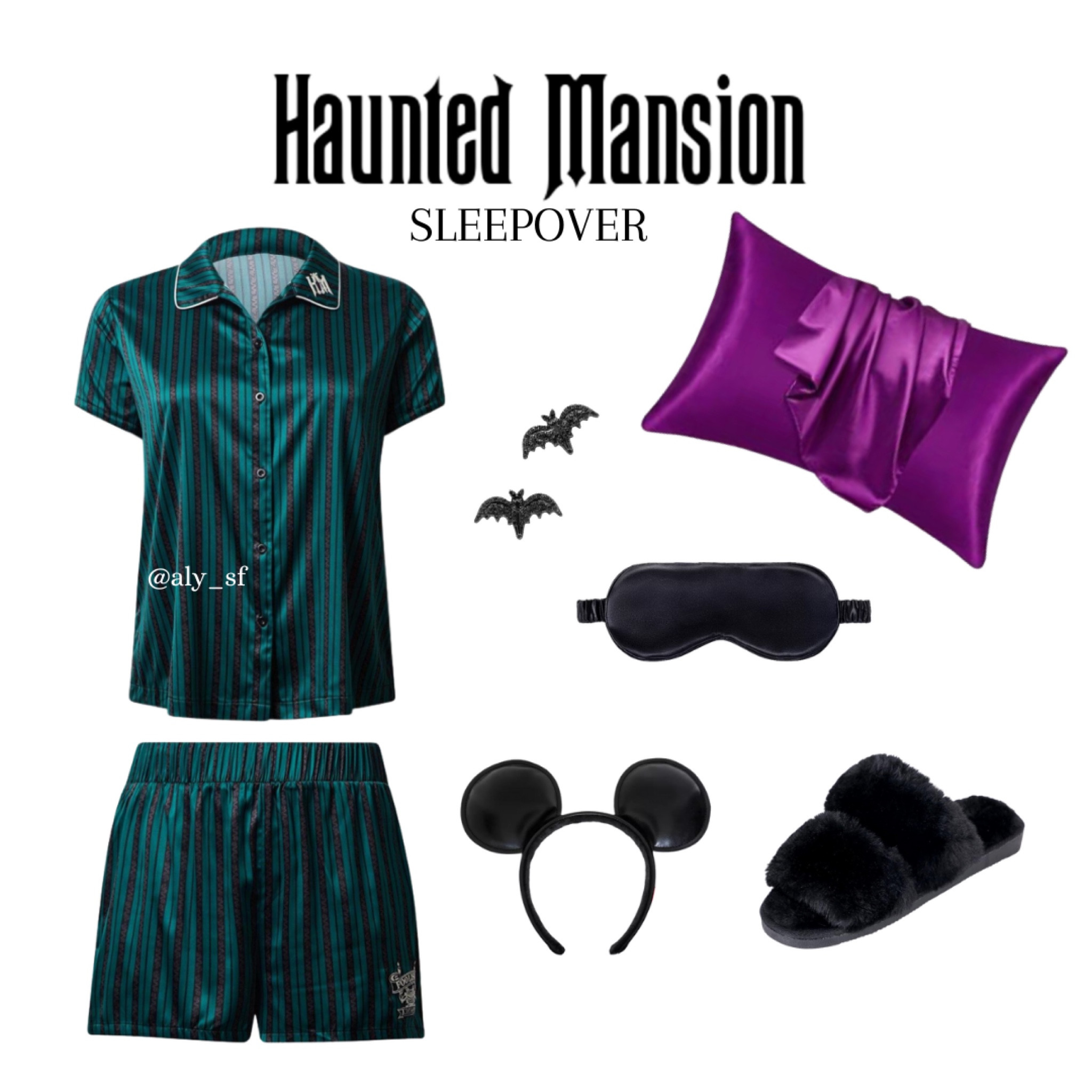 Inspiration for a Halloween sleepover party! 🦇✨This look was inspired by the Haunted Mansion at the Disney Parks! This would be a great outfit for Mickey’s not So Scary Halloween Party 🎃

#LTKFind #LTKunder100 #LTKSeasonal