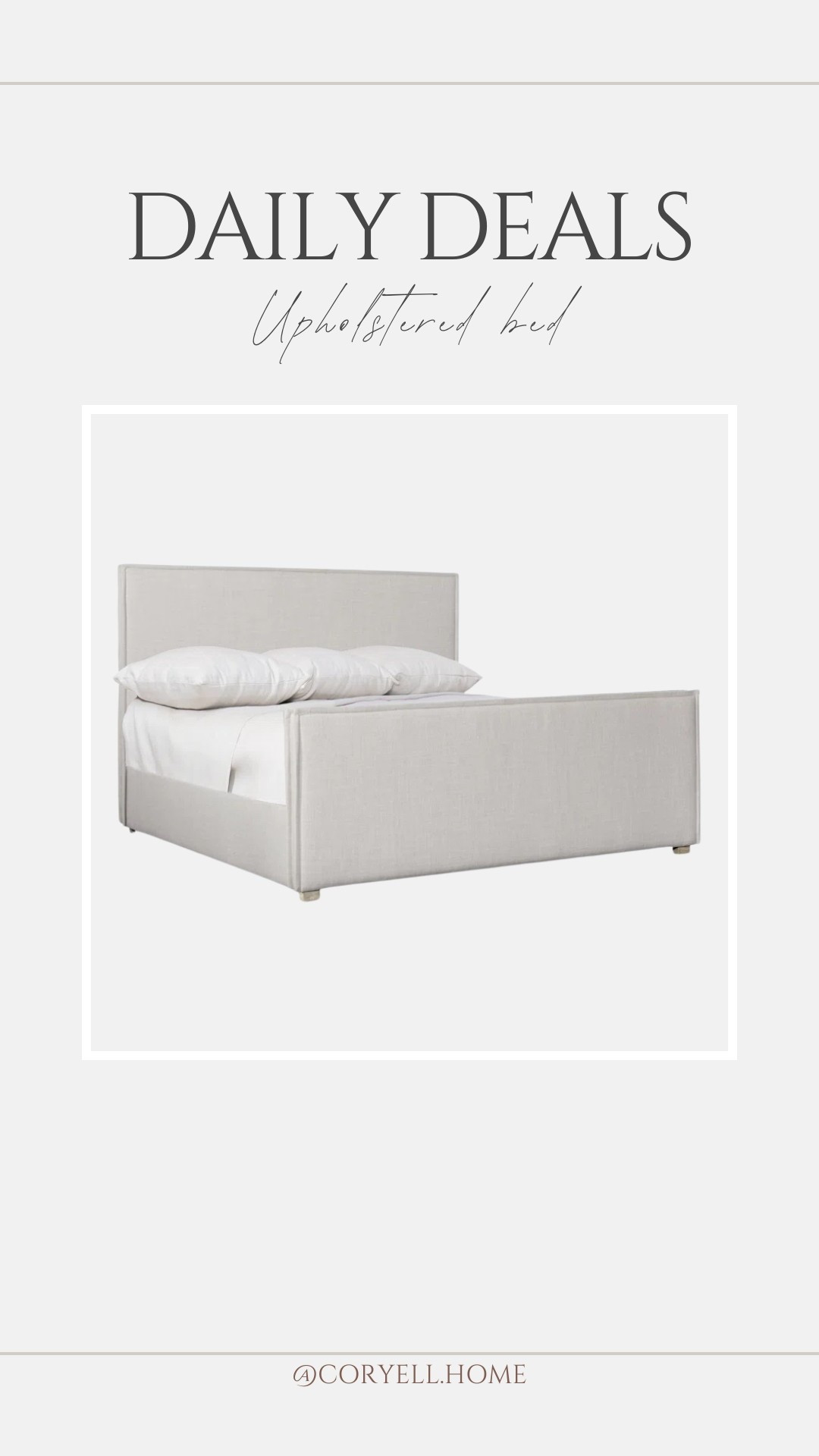 I’ve always loved this upholstered bed and it’s on a huge sale today! 

#LTKSaleAlert #LTKWatchNow #LTKSpringSale