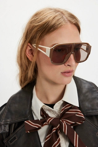 Cooper Oversized Shield Sunglasses | Free People (Global - UK&FR Excluded)