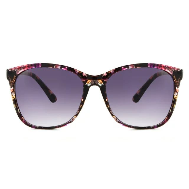 Foster Grant Women's Cat Eye Fashion Sunglasses Multicolor | Walmart (US)
