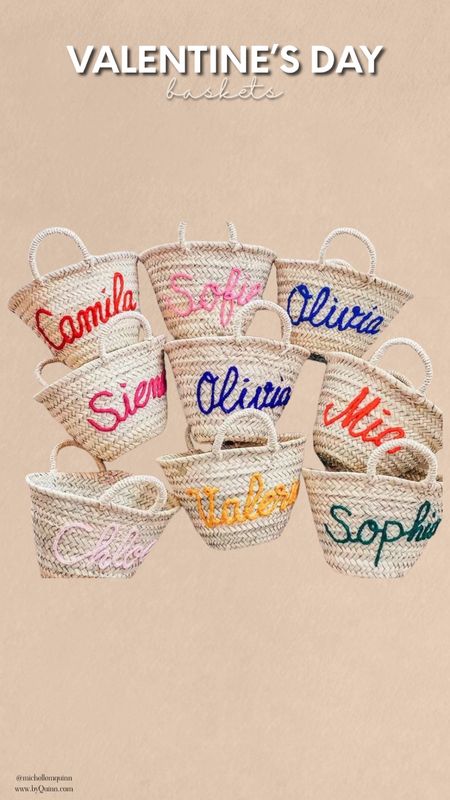 Personalized baskets for Valentine’s Day or Easter basket  

#LTKbaby #LTKkids #LTKfindsunder50