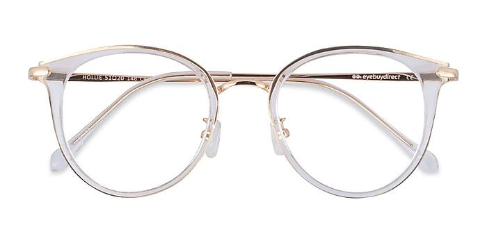 Hollie Round Clear Glasses for Women | EyeBuyDirect | EyeBuyDirect.com