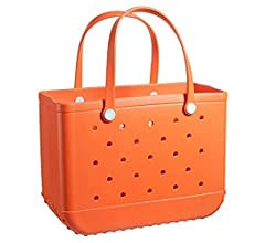 Beach Bag for Men Women Rubber Beach Bag Waterproof Sandproof Outdoor Tote Bag Portable Travel Ba... | Amazon (US)