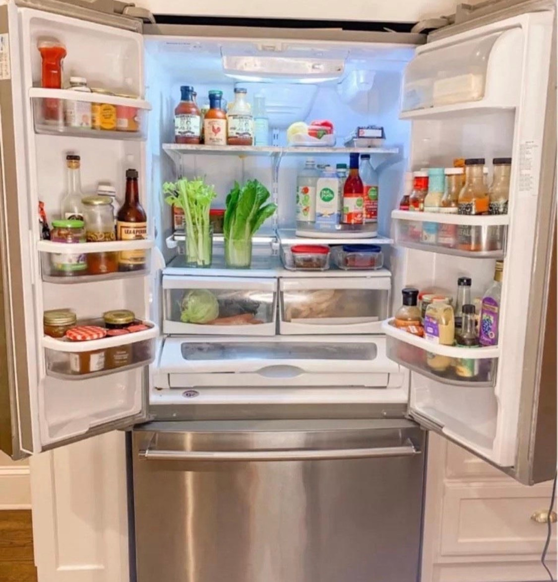 Refrigerator organization 
home organization 
Kitchen organization

#LTKmomlife #LTKfoodie #LTKHome