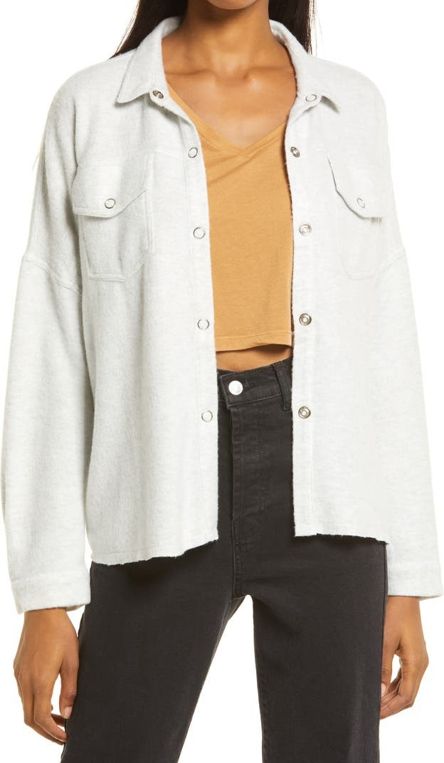 Fleece Shirt Jacket | Nordstrom | Nordstrom