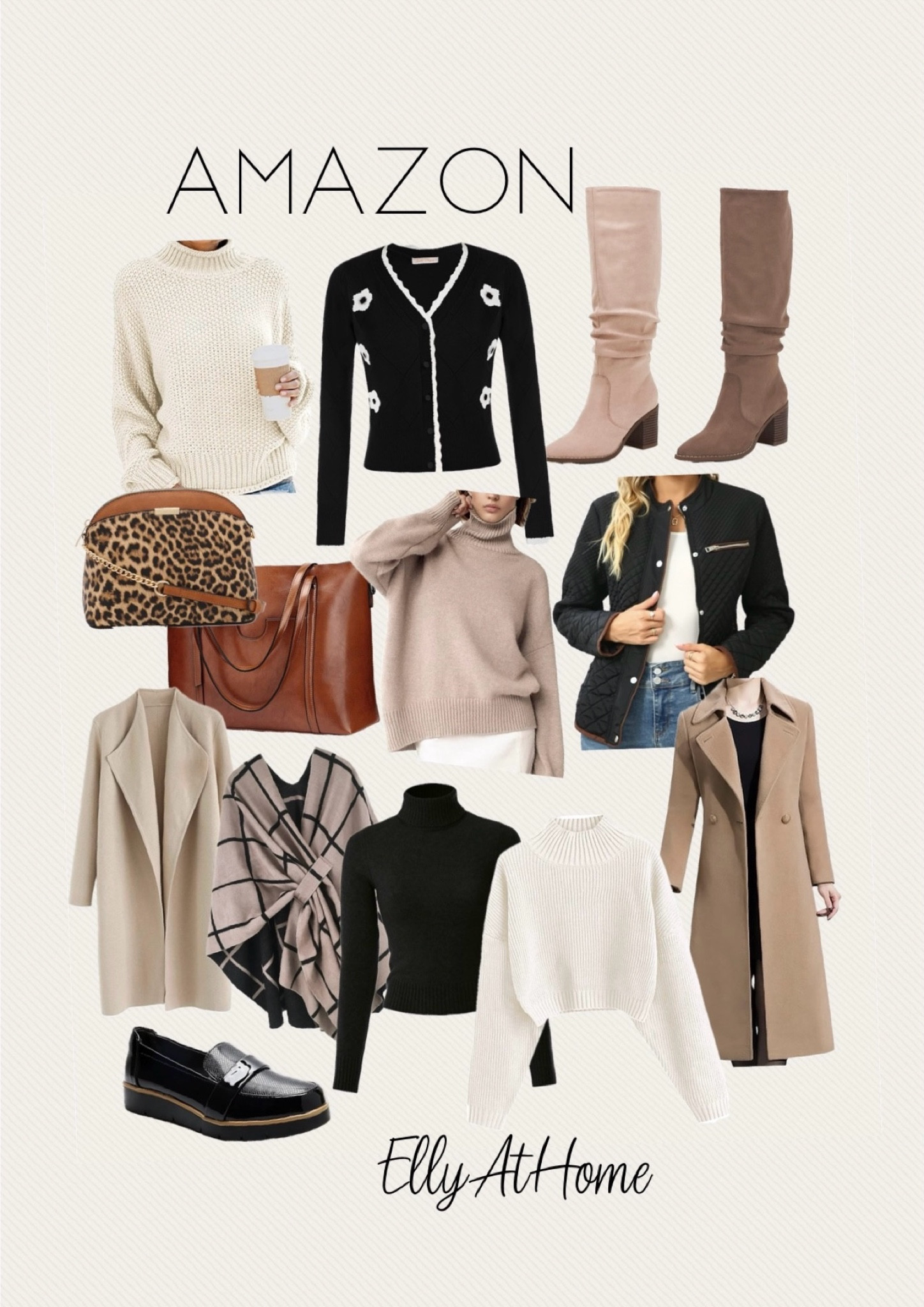 Amazon fall fashion finds! Shop boots, classic coats, cozy sweaters, comfortable shoes, handbags. Fall wardrobe. Amazon style. Free shipping. 

#LTKStyleTip #LTKOver40 #LTKShoeCrush