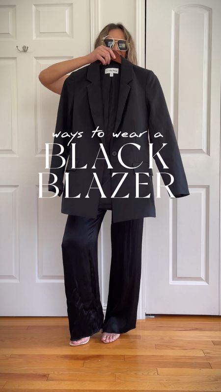 Ways to wear a black blazer. Exact blazer linked and I’m wearing sz XS. I sized down for a fitted look.

Leopard flats - works on wide feet as well. 1/2 sz down if you don’t have wide feet.

Clear sandals - tts and comfy



#LTKunder50 #LTKworkwear #LTKFind