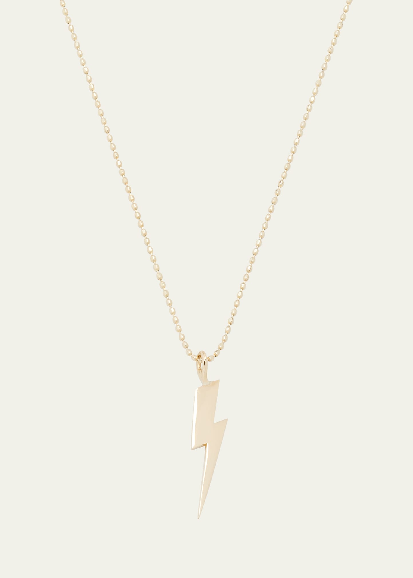 Sydney Evan 14k Pure Lightning Bolt Necklace | Bergdorf Goodman