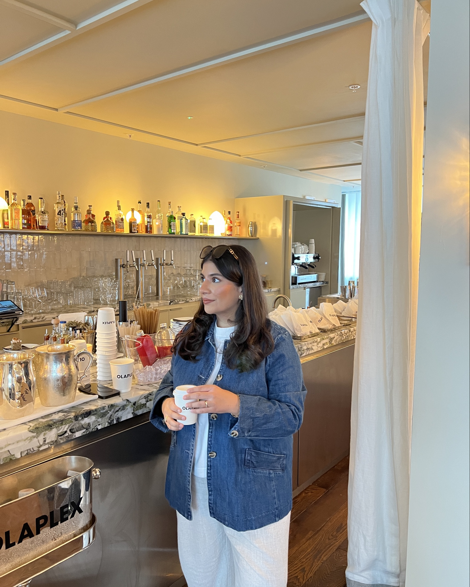 obsessed with this denim jacket - I wear size M