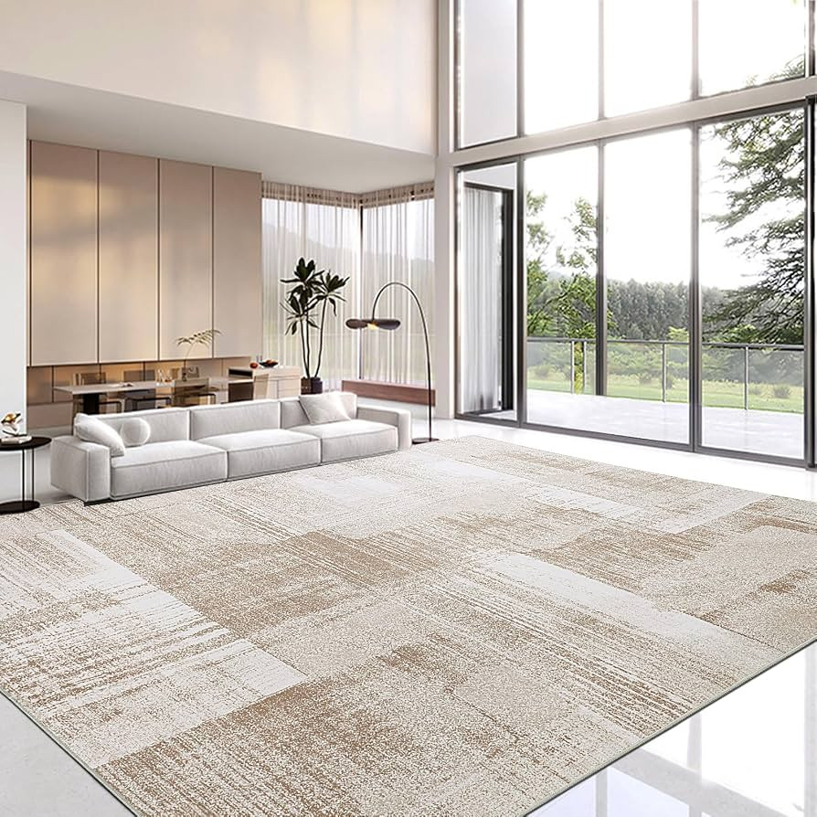 HOMBYS 10x14 ft Modern Patchwork Area Rug for Living Room Bedroom, Large Boho Floor Carpet with N... | Amazon (US)