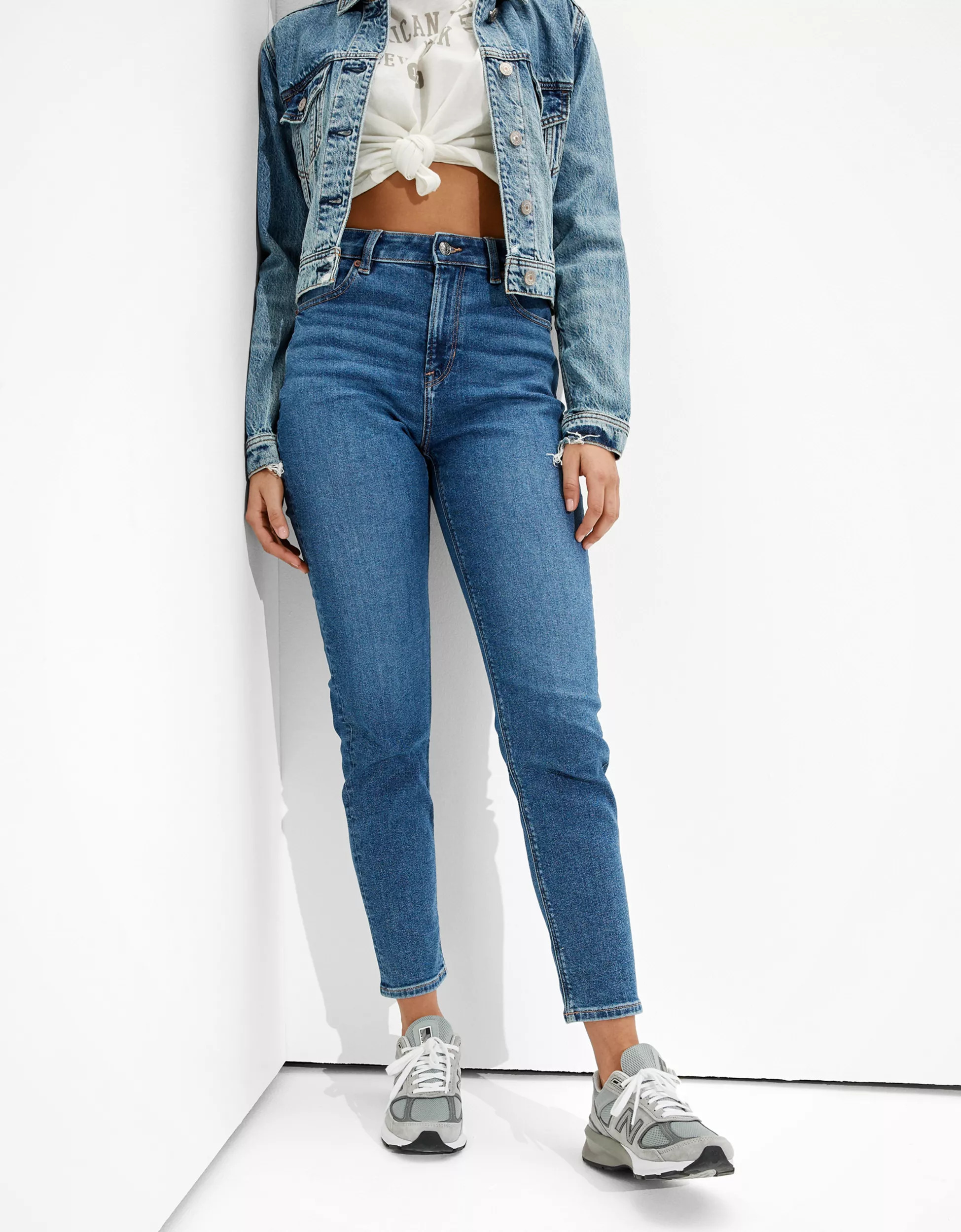 AE Stretch Mom Jean | American Eagle Outfitters (US & CA)