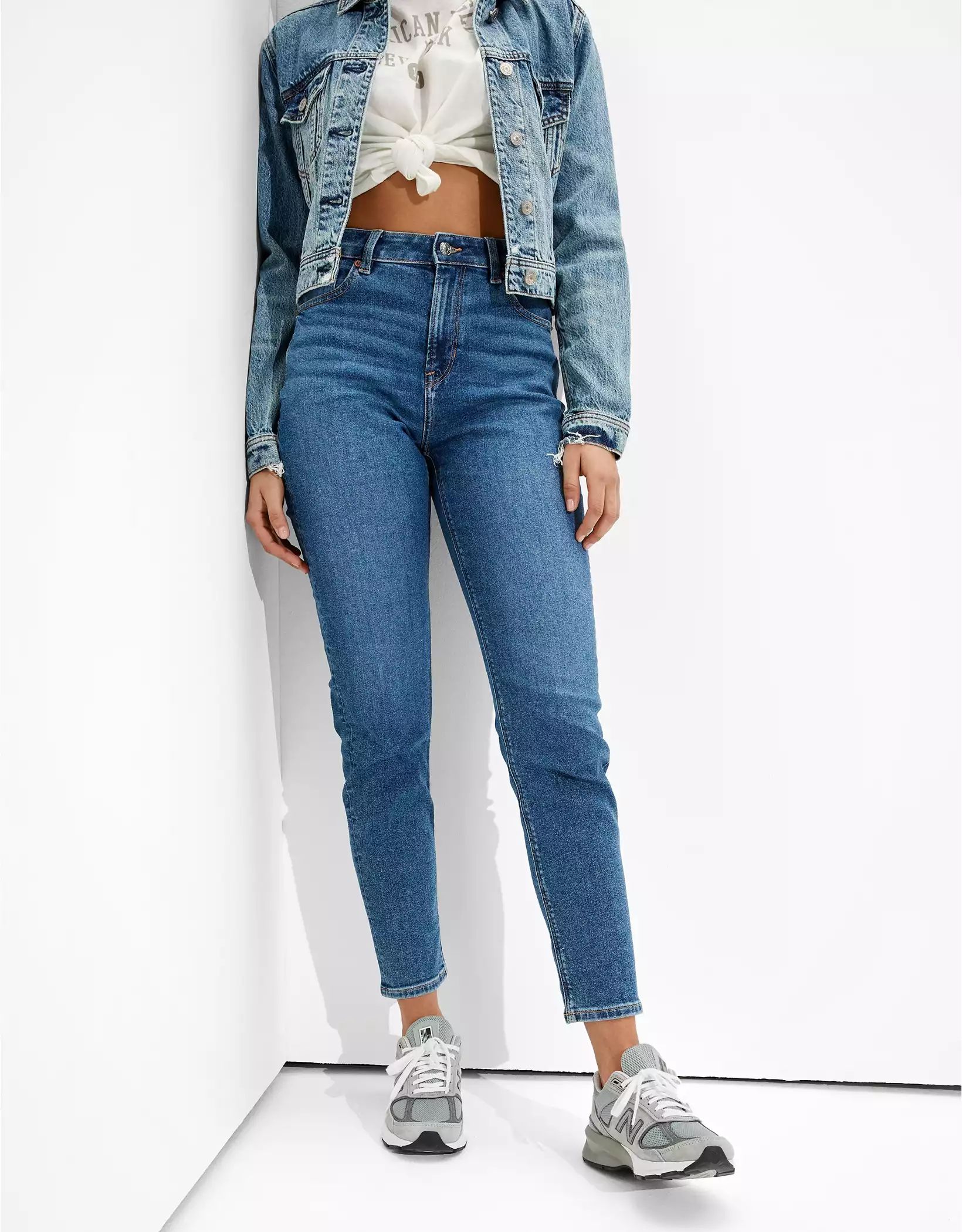 AE Stretch Mom Jean | American Eagle Outfitters (US & CA)