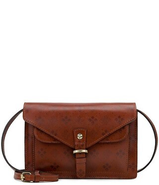 Cassano Signature Floret Leather Crossbody Bag | Dillard's