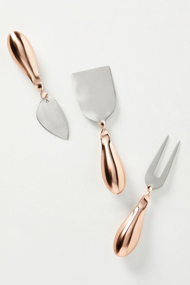 Dacia Cheese Knives, Set of 3 | Anthropologie (US)