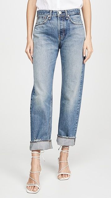 Maya High Rise Ankle Straight Jeans | Shopbop
