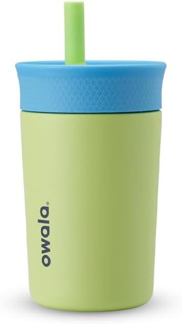 Owala Kids Insulation Stainless Steel Tumbler with Spill Resistant Flexible Straw, Easy to Clean,... | Amazon (US)
