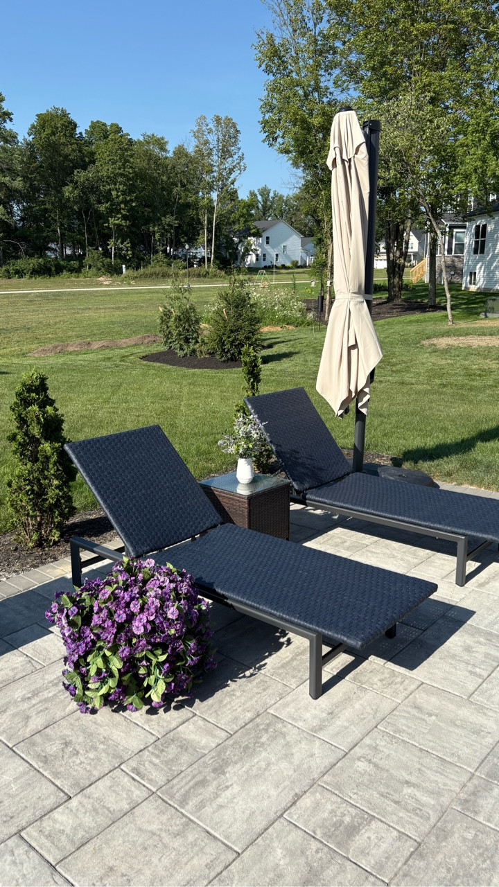 Just added two Purple Leaf sun loungers to our backyard and I’m obsessed.
They’re adjustable, comfy, easy to clean, and actually stylish.
Perfect for reading, relaxing, or escaping toddler chaos 🤪

➡️ Aluminum frame
➡️ Rattan-style weave
➡️ Wipes clean if it gets wet
➡️ Reclines in 5 positions

I have the navy blue / standard size and they look way more expensive than they are.

Use code KATIE005 for 5% off
💬 Comment “chair” and I’ll send the link!

#home #gifted #purpleleaf #patio #chaiselounge #ltk #outdoor