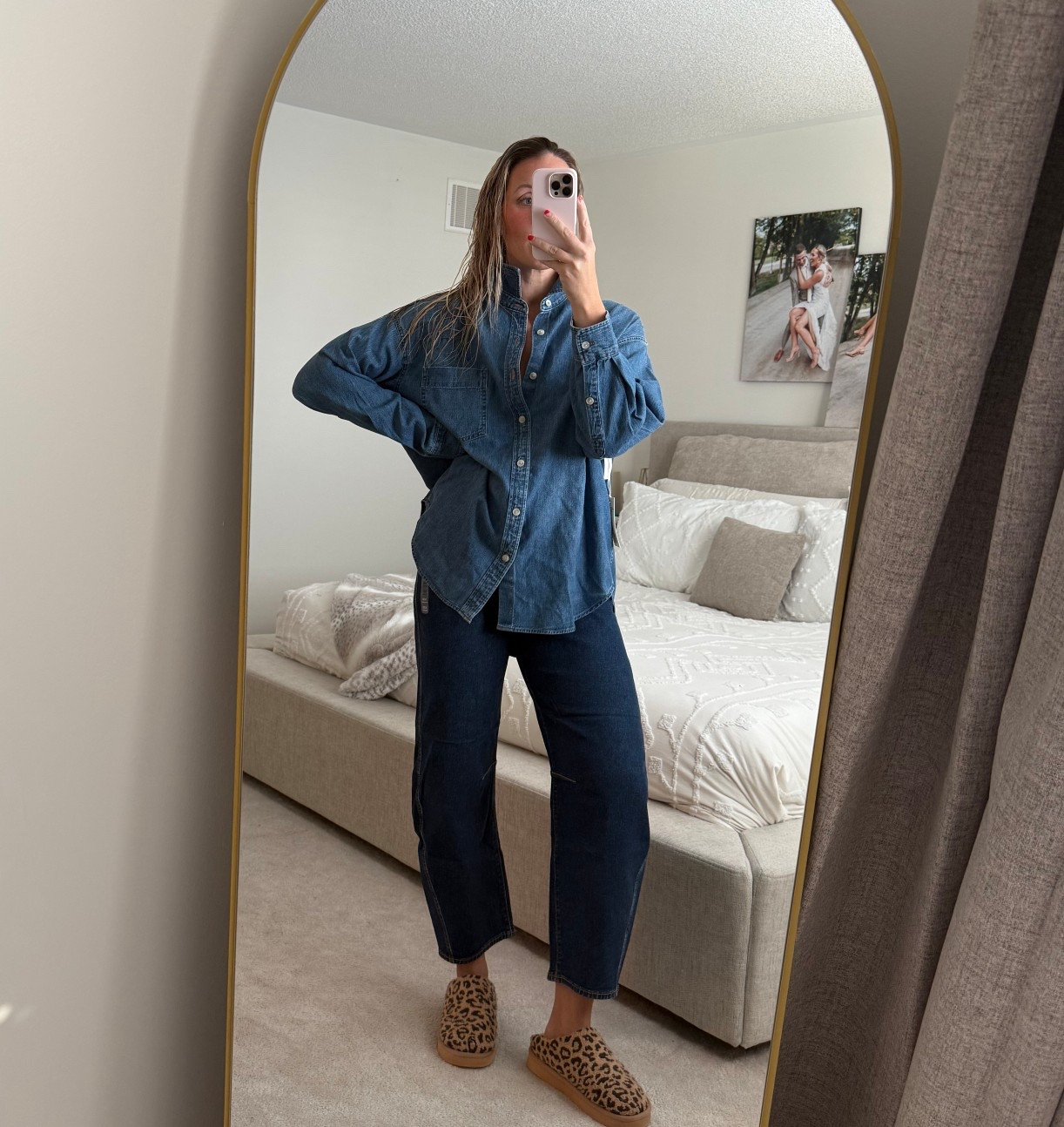 Size down in jeans tts top! 