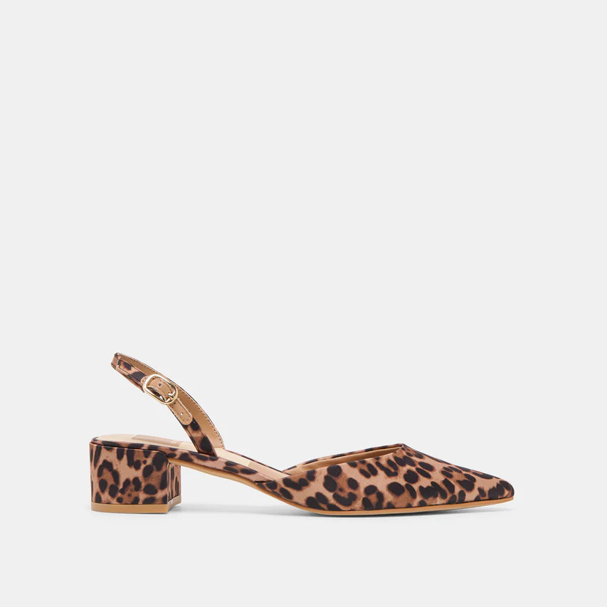 Carel Dk Leopard Satin Heels | Dolce Vita | DolceVita.com