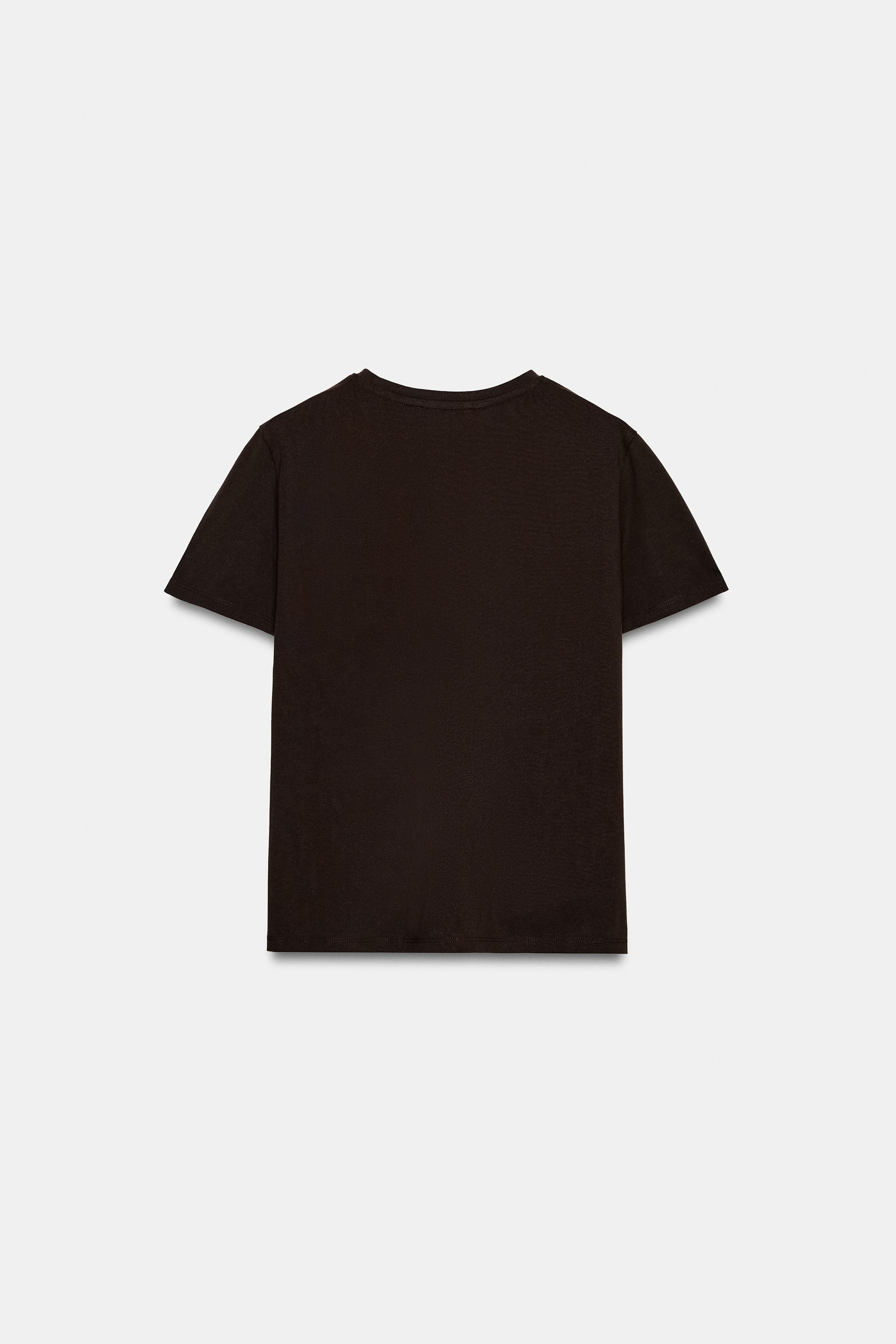 RUSTIC COTTON T-SHIRT | Zara US