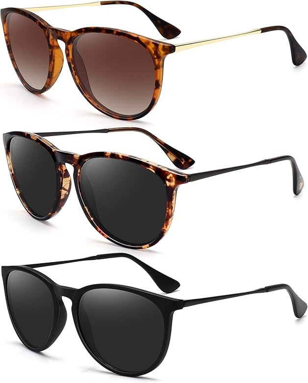 FOZONO Sunglasses Women Trendy Polarized Vintage Womens Mens Round Sunglasses UV 400 Protection | Amazon (US)