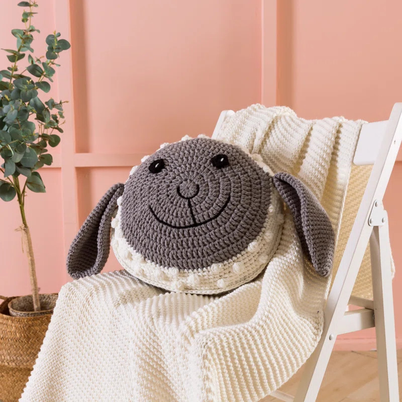 Lamb Novelty Cotton Pillow Cover & Insert | Wayfair North America