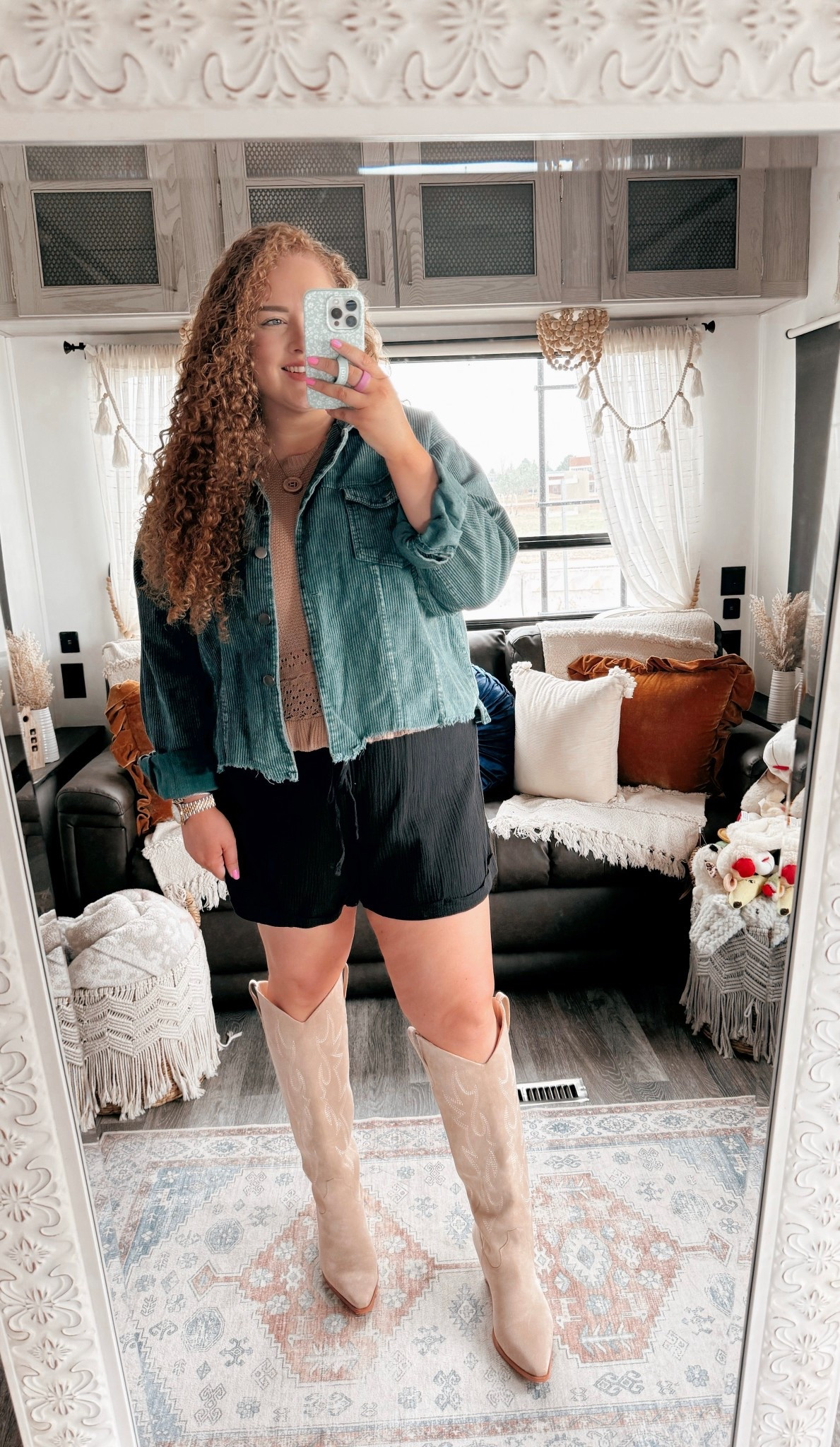 The perfect concert look💚 jacket | amazon jacket | amazon green jacket | Amazon shorts | wide leg shorts | Amazon wide leg shorts | tank top | Amazon tank top | boots | cowgirl boots | amazon cowgirl boots | beige cowgirl boots | amazon boots  | Amazon finds | Amazon fashion | Amazon outfit | Amazon must haves  | Amazon look | concert look | concert outfit | concert finds | concert must haves | Amazon concert outfit  

#LTKStyleTip #LTKSaleAlert #LTKMidsize