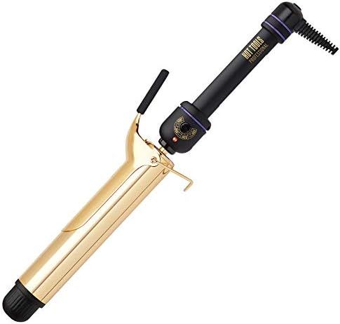 Hot Tools Professional 24K Gold Extra Long Curling Iron/Wand with Heat Resistant Mat, 1-1/2 inch | Amazon (US)