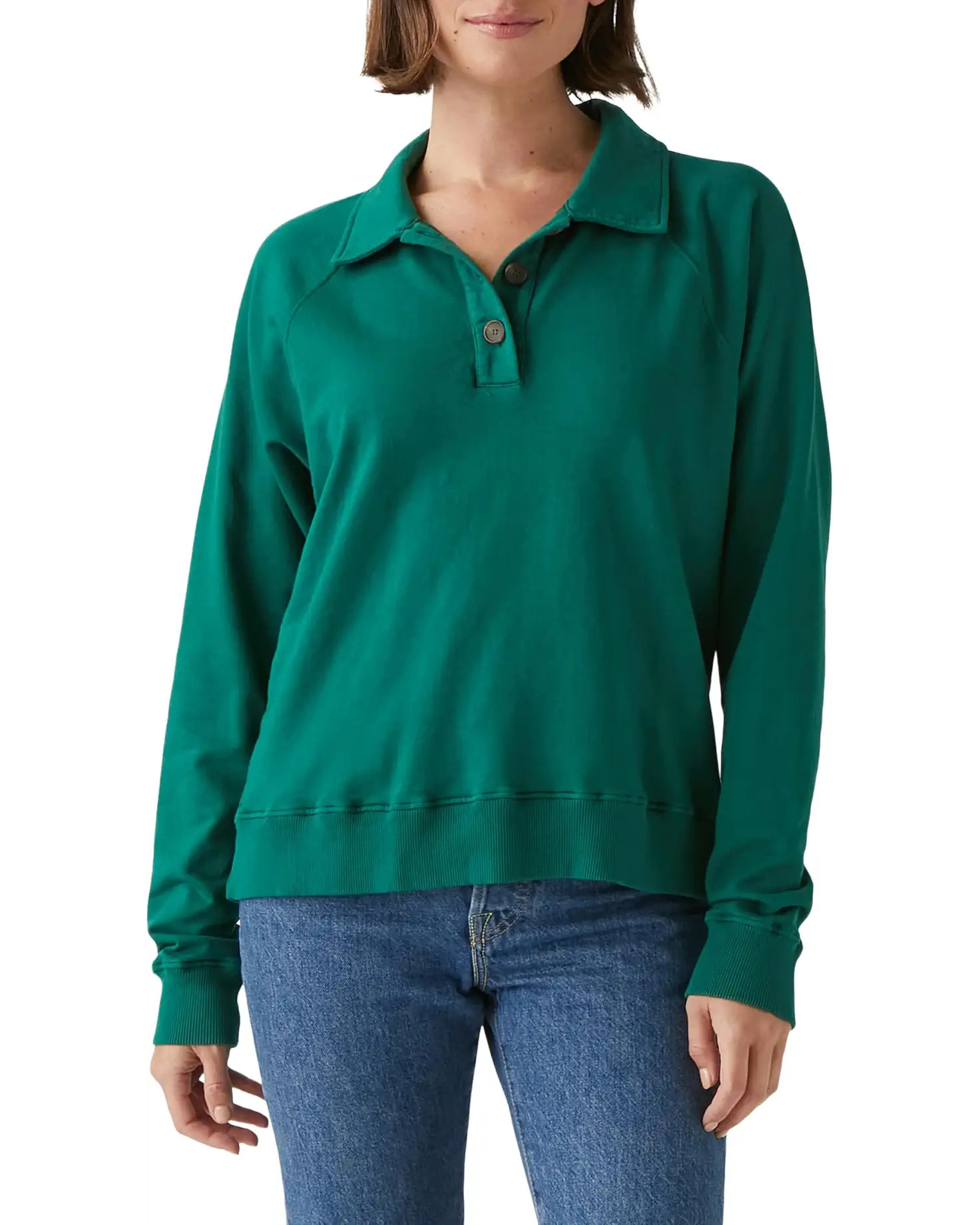 Michael Stars Rowan Collared Pullover | Zappos