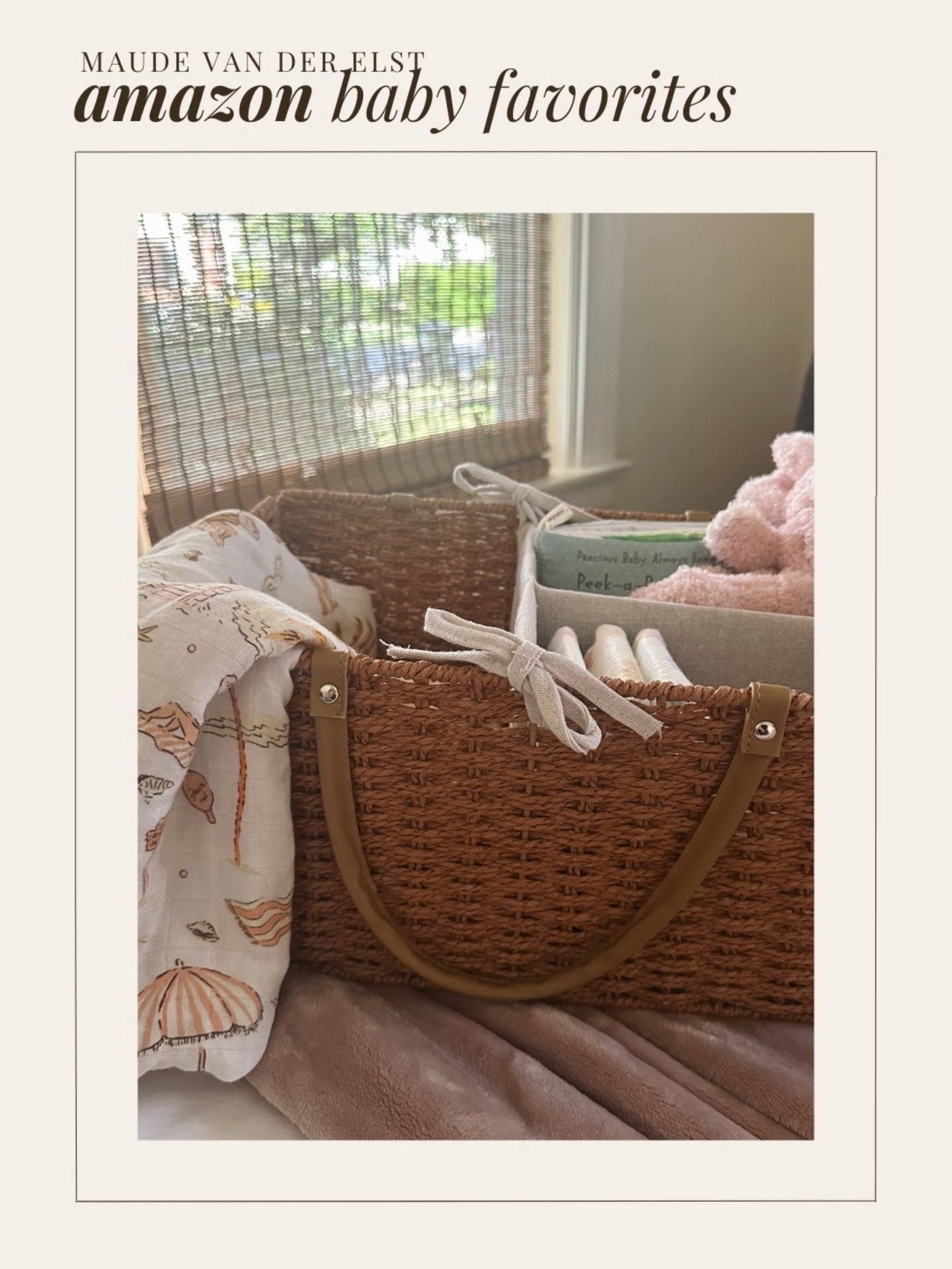 The sweetest little baby caddy to keep around the house 

#LTKFindsUnder50 #LTKBaby #LTKFamily