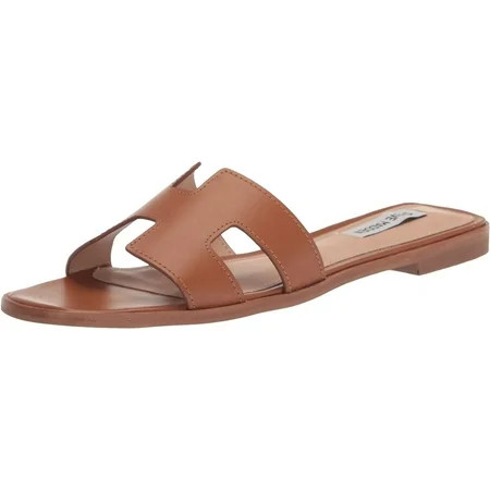 Steve Madden Women s Hadyn Sandal Cognac Leather 10 | Walmart (US)