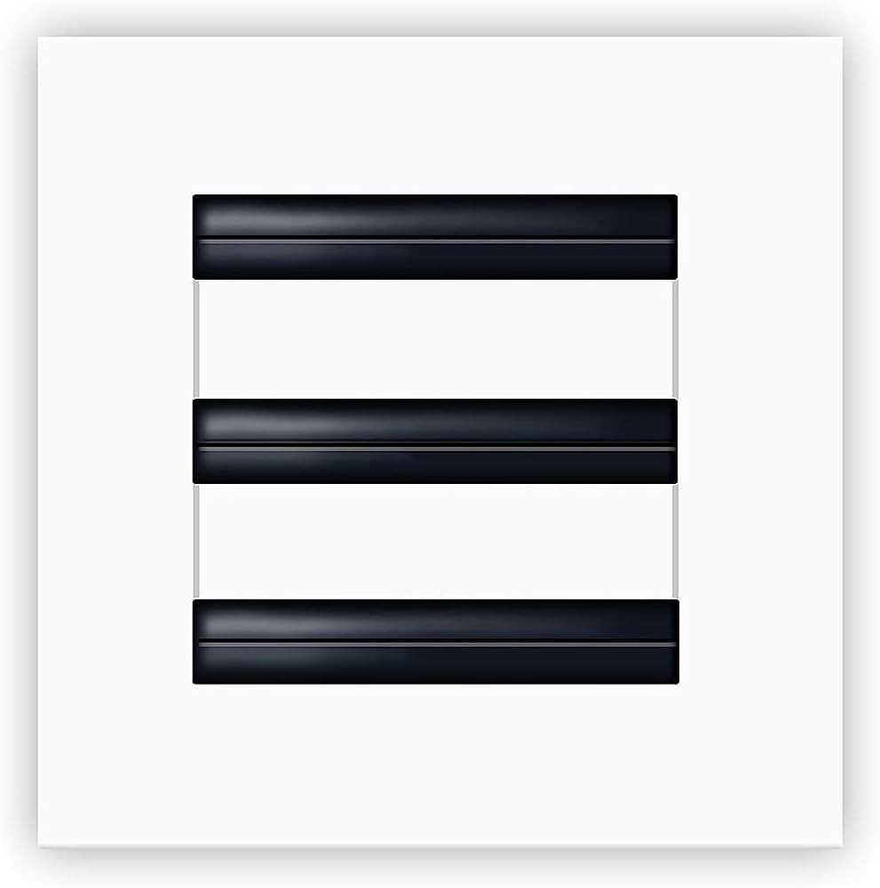 BUILDMART - 6x6 Modern AC Vent Cover - Decorative White Air Vent - Standard Linear Slot Diffuser ... | Amazon (US)