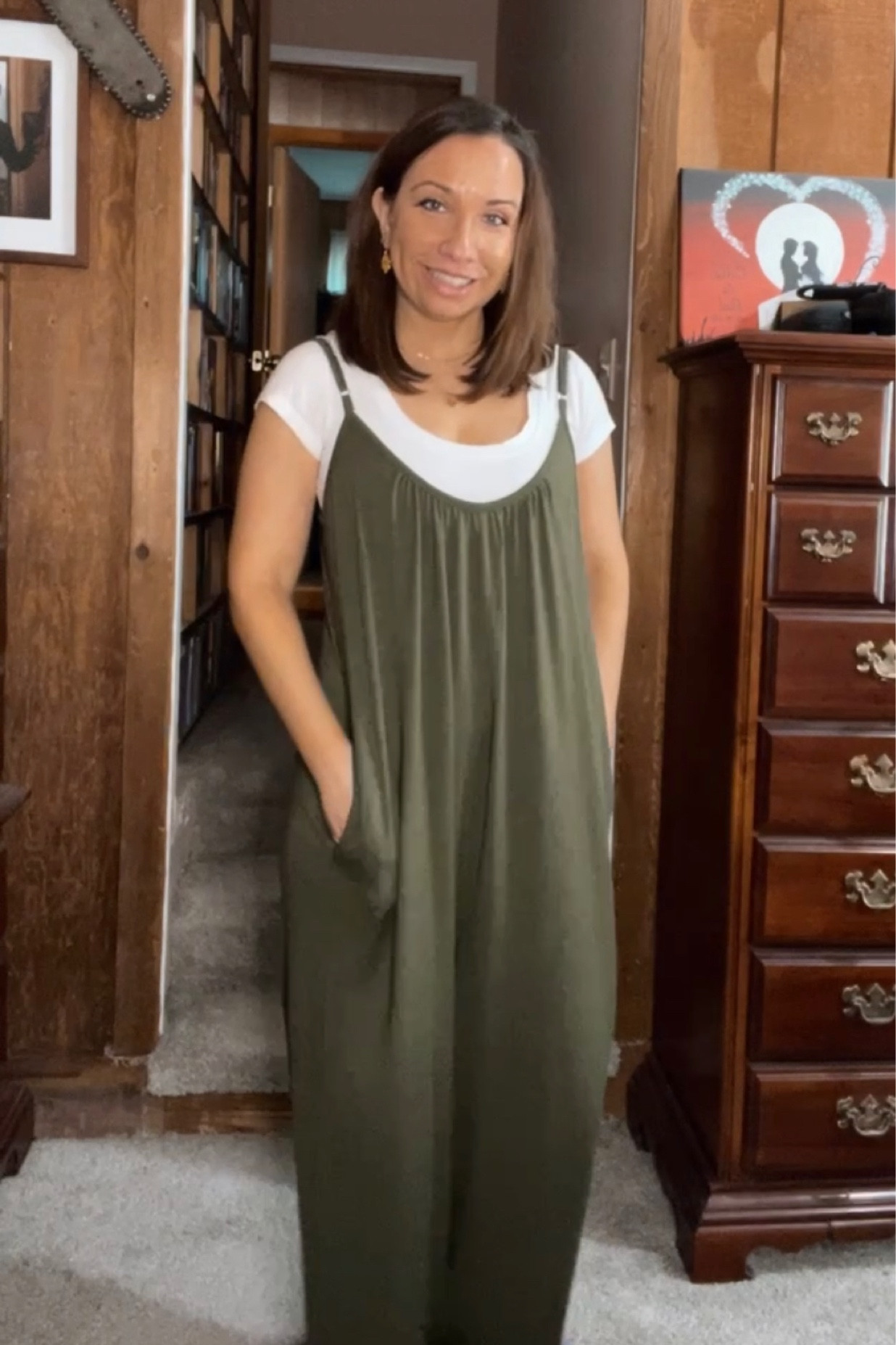 Comfy casual amazon style
Jumpsuit - small
Short sleeved top - small


#LTKstyletip #LTKunder50 #LTKunder100