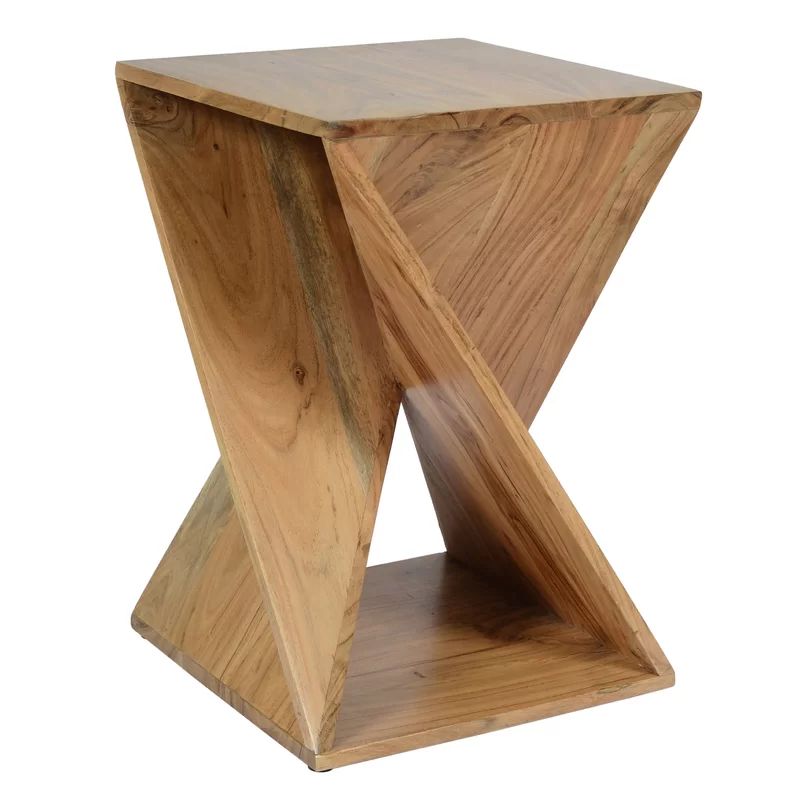 Christensen Solid Wood Abstract End Table | Wayfair North America