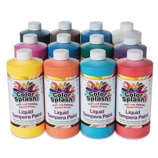 Color SplashÂ® 12 Color Liquid Tempera Paint Set, 32 oz | 32 fl oz | MichaelsÂ® | Michaels Stores