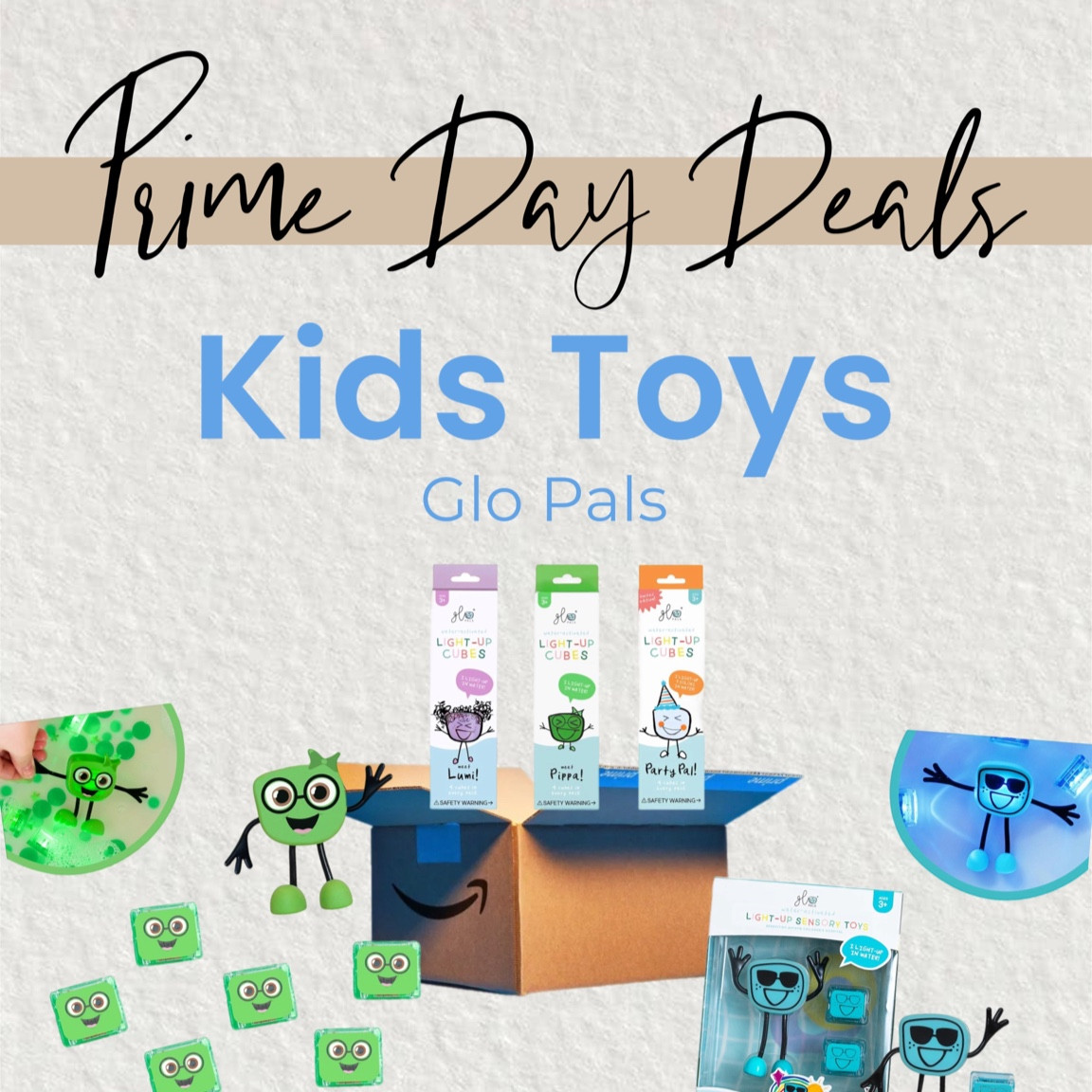 Prime Day Deal! These sensory light-up cubes turn on in water! Great for a little friends’s birthday gift, the holidays, or even stocking stuffers!

#LTKKids #LTKSaleAlert