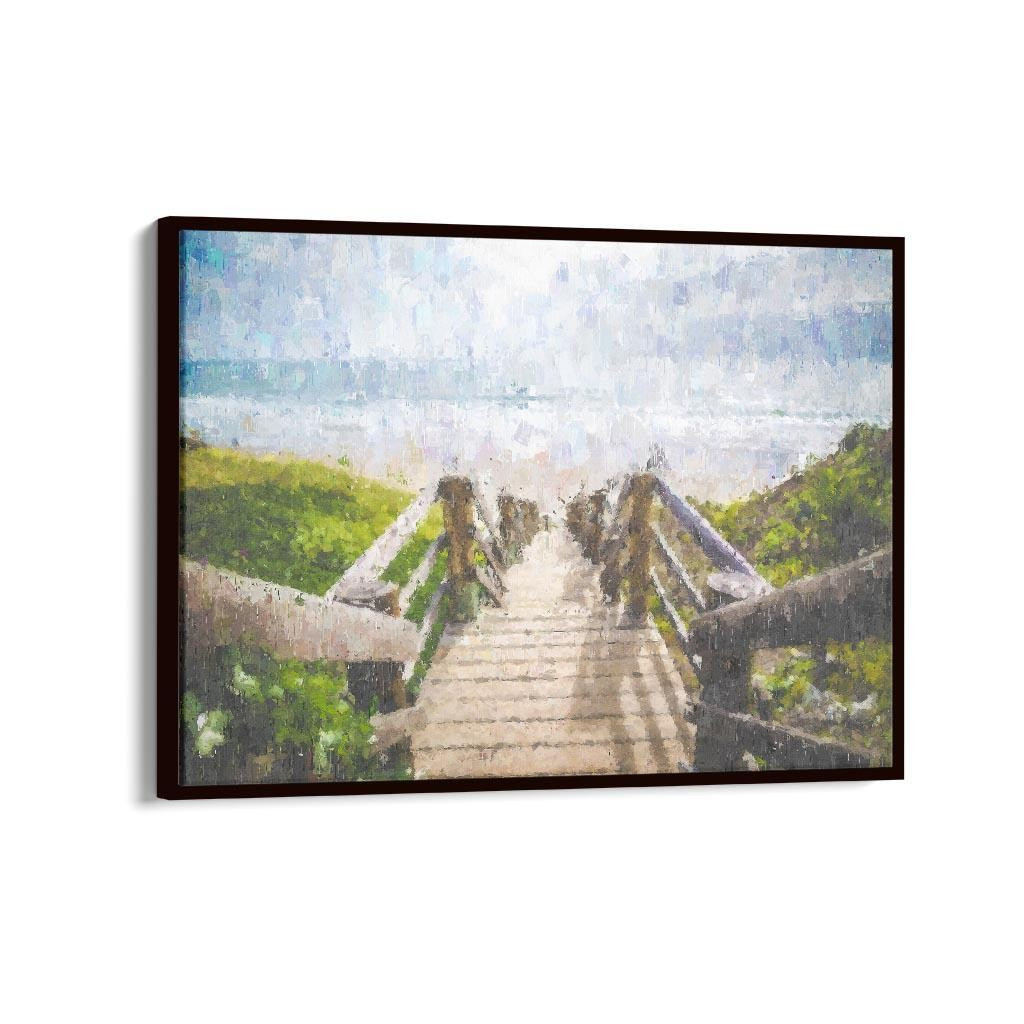 Path To The Beach Canvas Print | Abstract House
