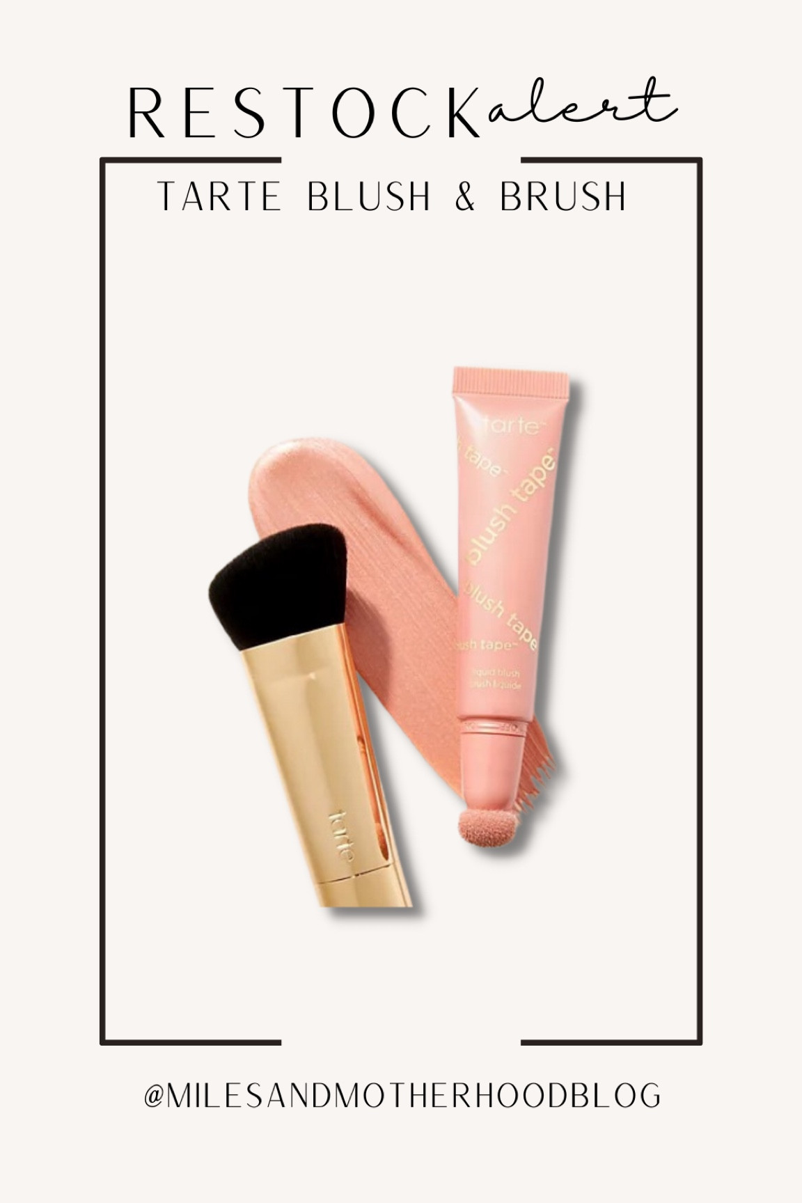 Restock Alert: Tarte Liquid Glow Blush & Brush! Sign up for emails and get 10% off! 

#LTKSeasonal #LTKbeauty #LTKFind