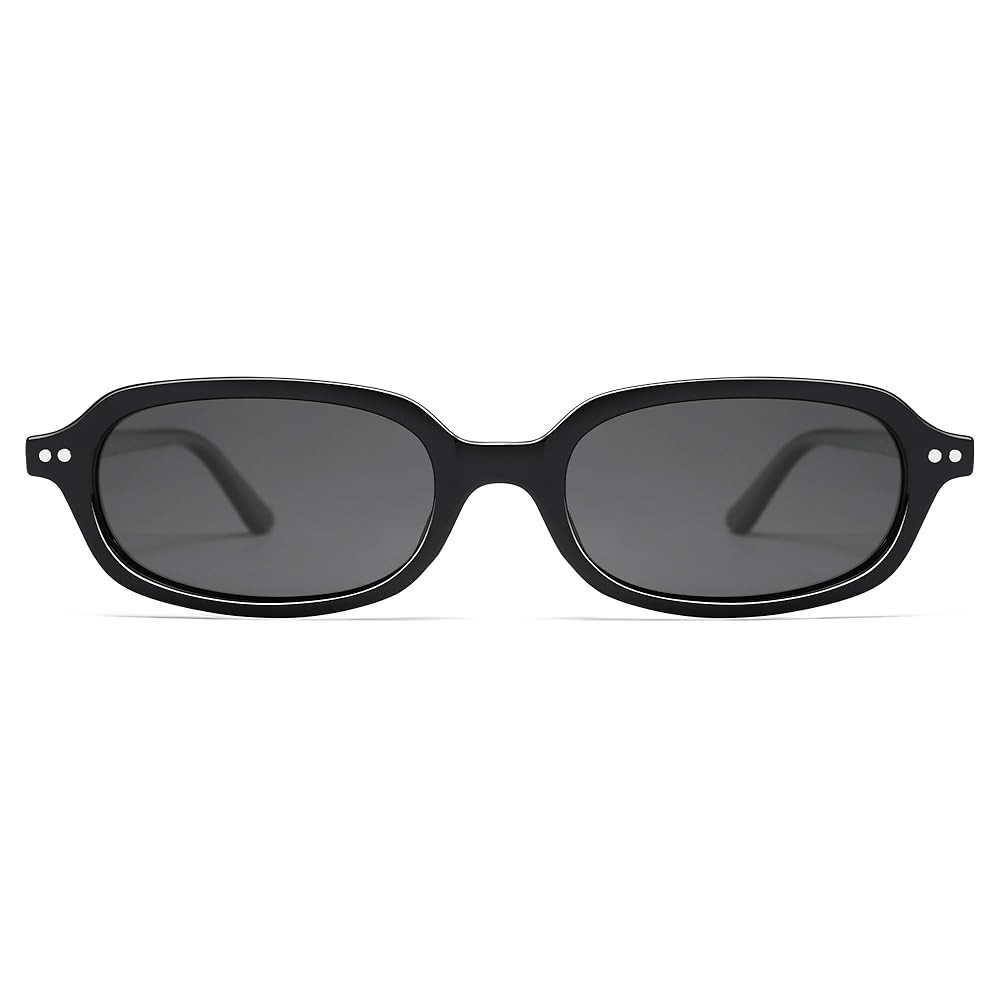 Retro Rectangle Sunglasses Womens Small Square Sunnies AP3729 | Amazon (US)