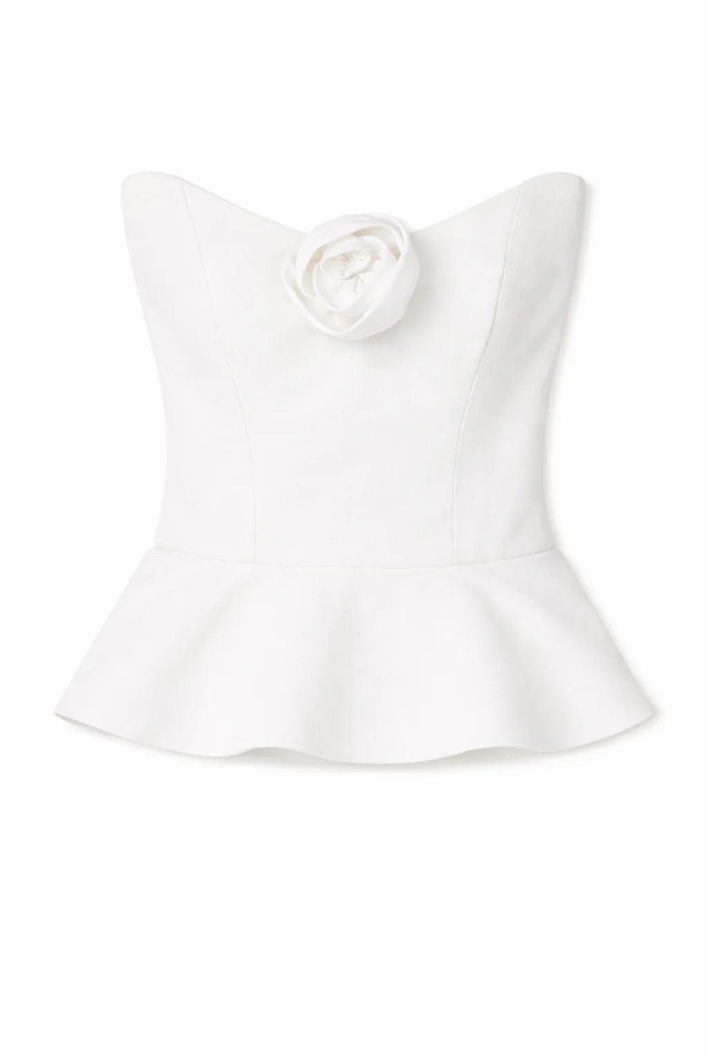 Delicias Corset Top in White | Over The Moon