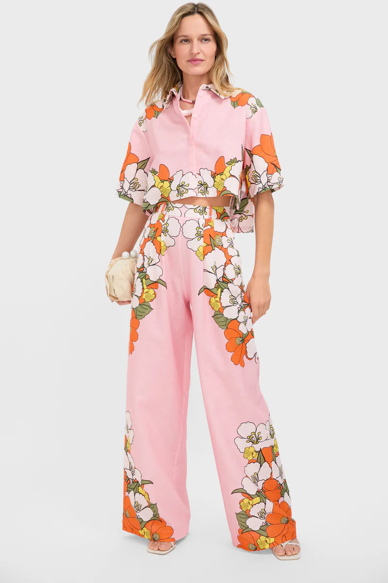 Omnishiro Melia Linen Trousers | Tuckernuck (US)