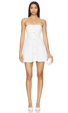 MORE TO COME Anwen Mini Dress in White from Revolve.com | Revolve Clothing (Global)