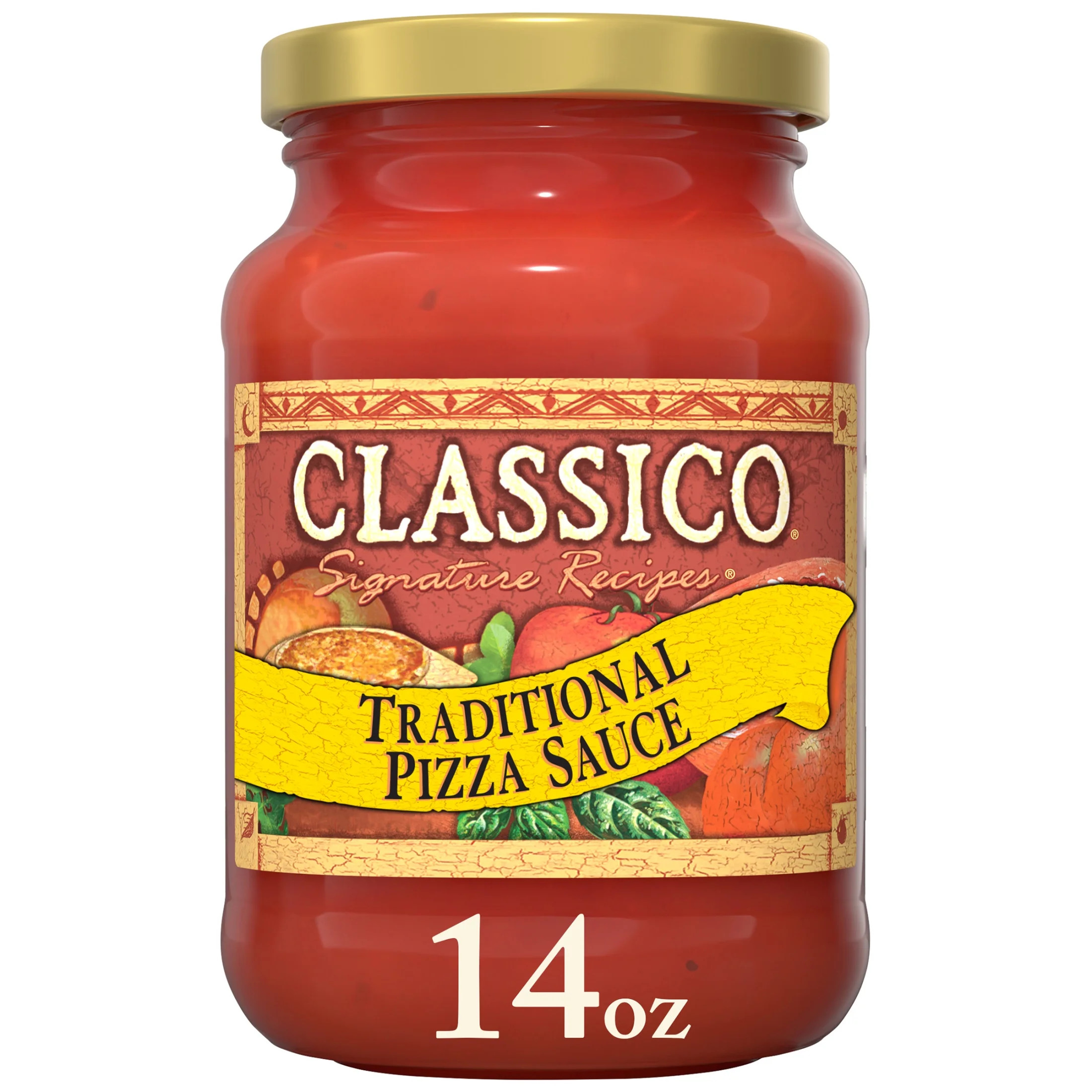 Classico Signature Recipes Traditional Pizza Sauce, 14 oz. Jar | Walmart (US)