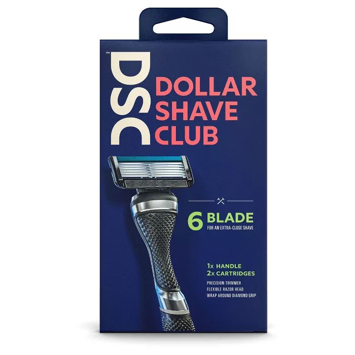 Dollar Shave Club Razor Handle + Two 6-Blade Cartridges | Target
