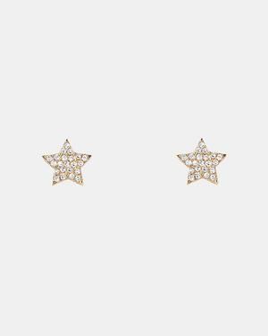 EF Collection Diamond Single Star Stud Earring | Theory