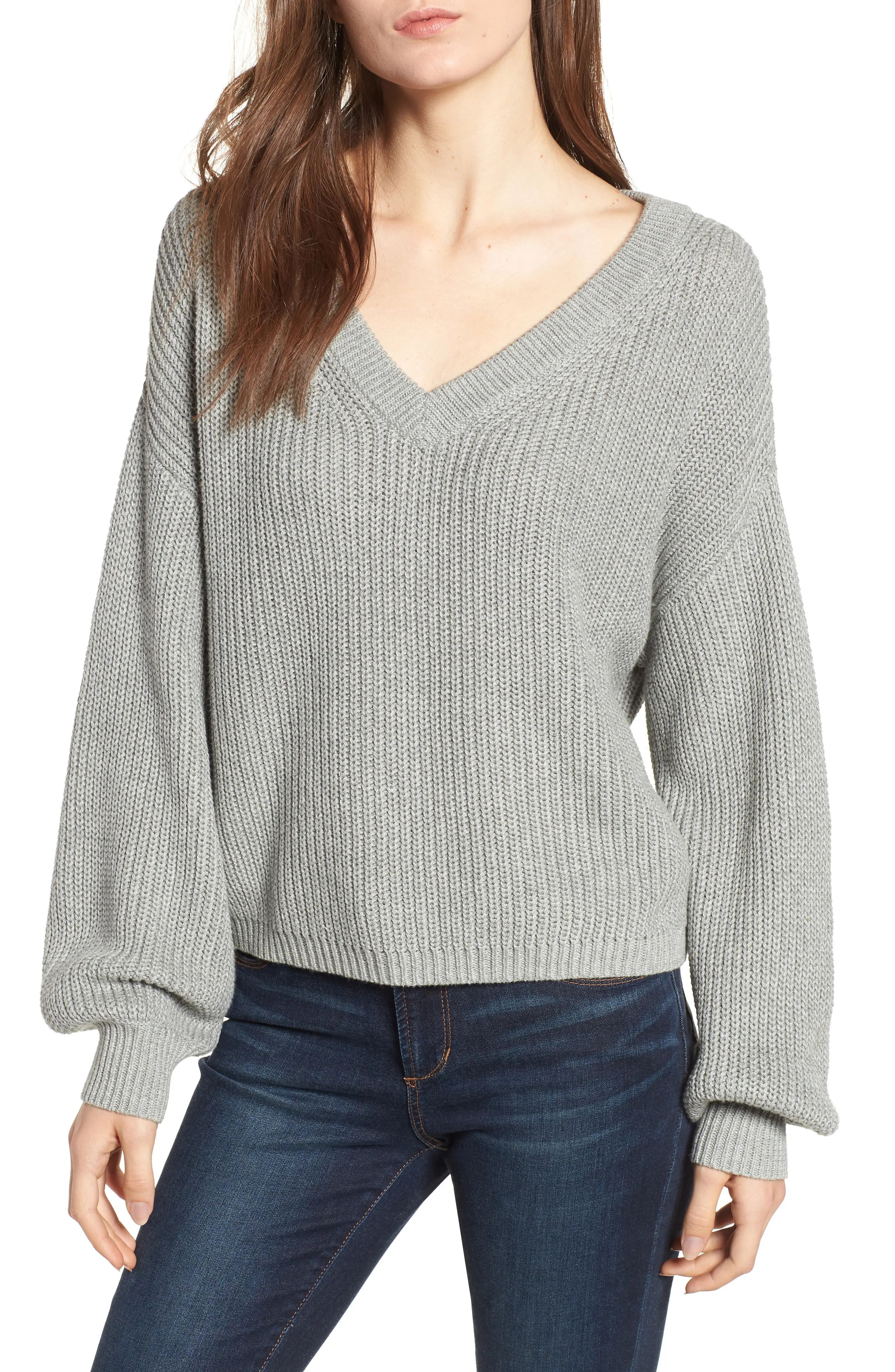BP. V Neck Cotton Sweater | Nordstrom