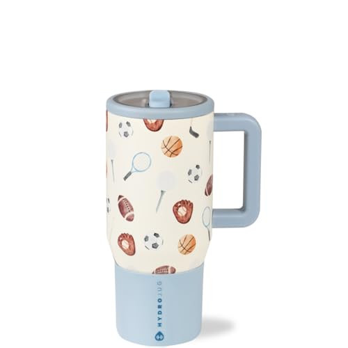 HydroJug Kids - 20 oz Insulated Kids Water Bottle with Flip Straw & Handle | Leak-Proof & Durable | Perfect for School, Sports, Lunch, Travel & Camp, Sports | Amazon (US)