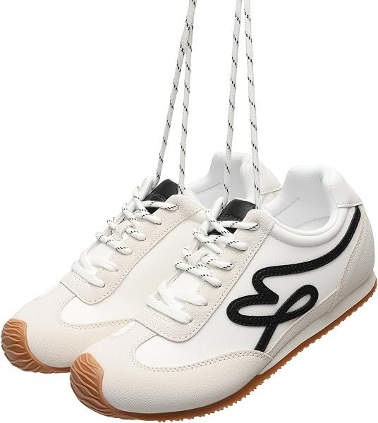 DREAM PAIRS Women's Retro Tennis Fashion Sneakers | Amazon (US)