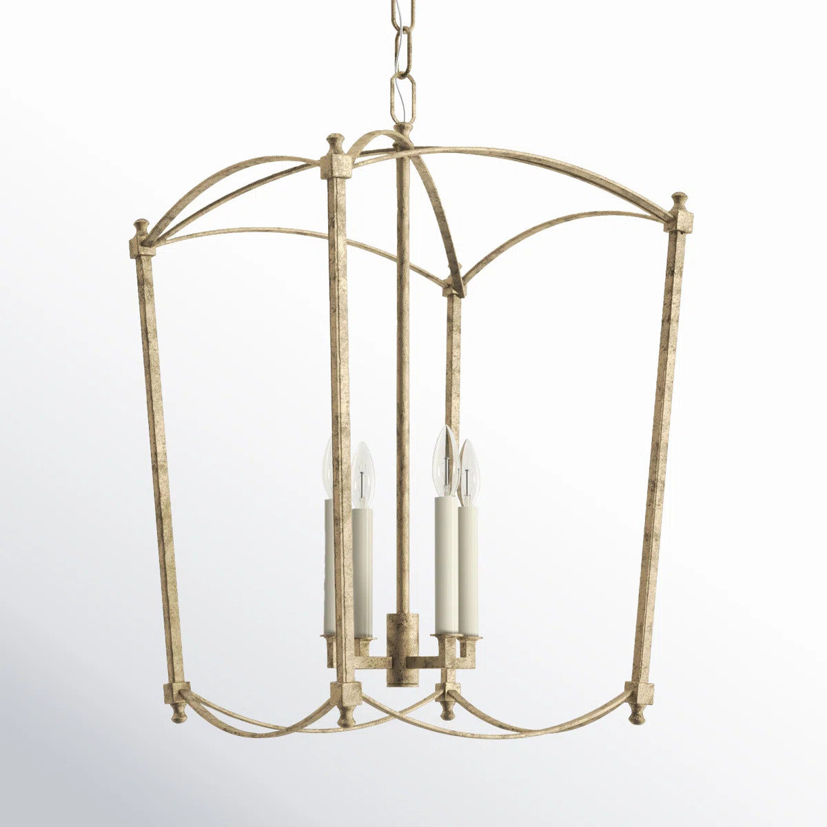 Olive 4 - Light Dimmable Lantern Geometric Chandelier | Wayfair North America